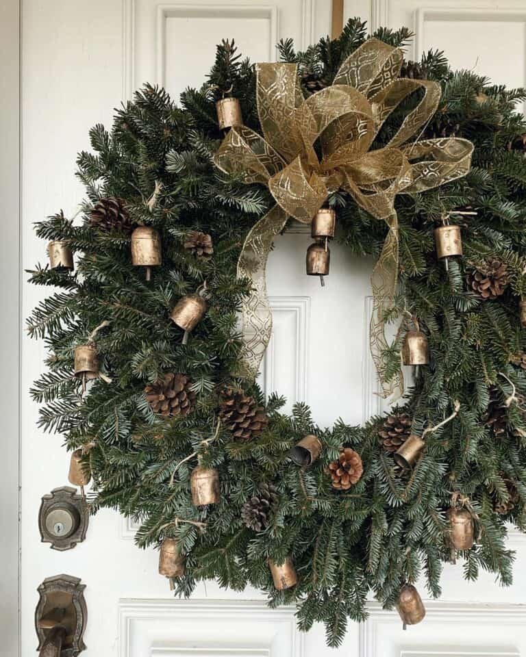 Gold Bell Wreath