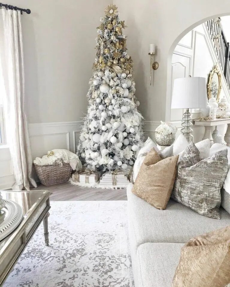 Gold Feather Ornaments