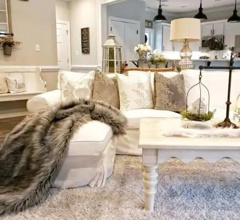 Gold Snowflake Pillows