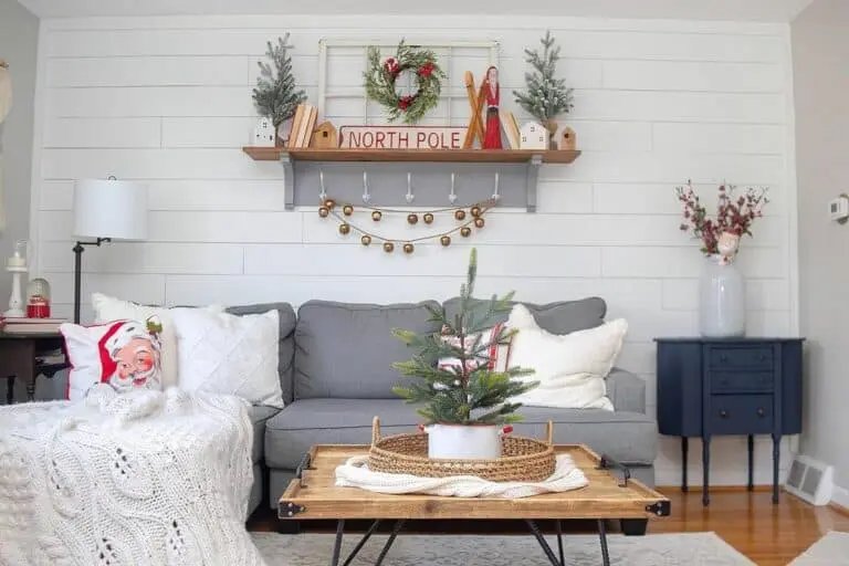 Gray Shelf Display