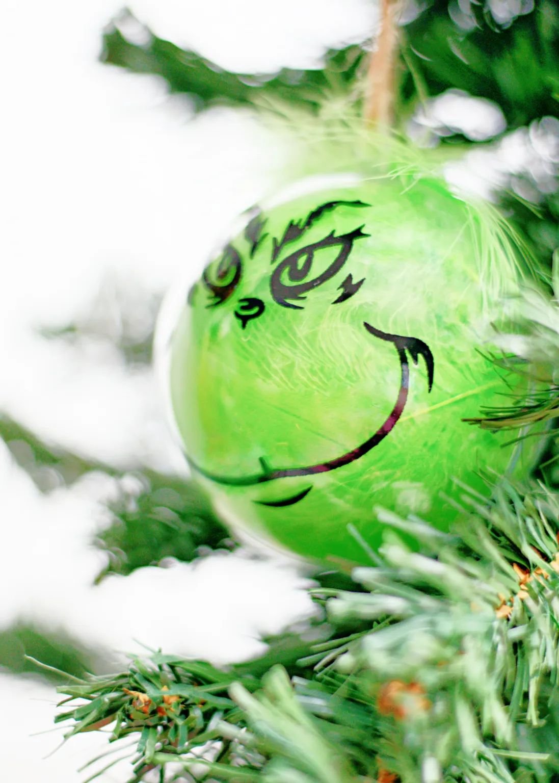 Green Grinch Faces