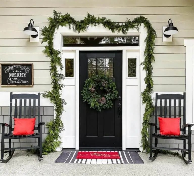 Green Wreath Display