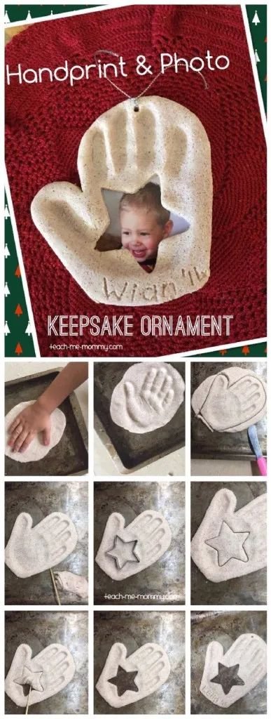 Handprint Clay Ornaments