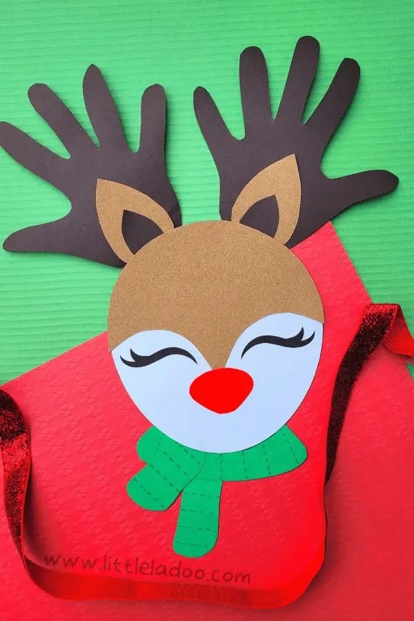 Handprint Reindeer Craft