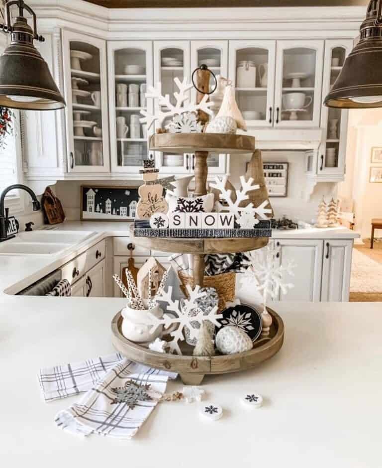 Kitchen Tiered Tray