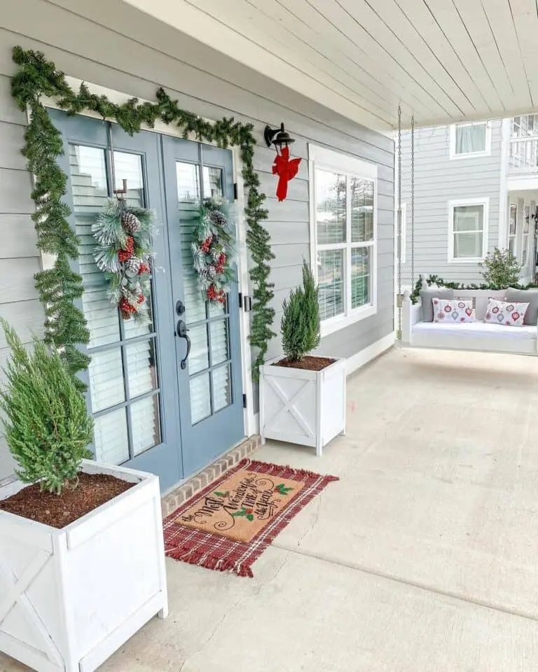Light Blue Door Garland