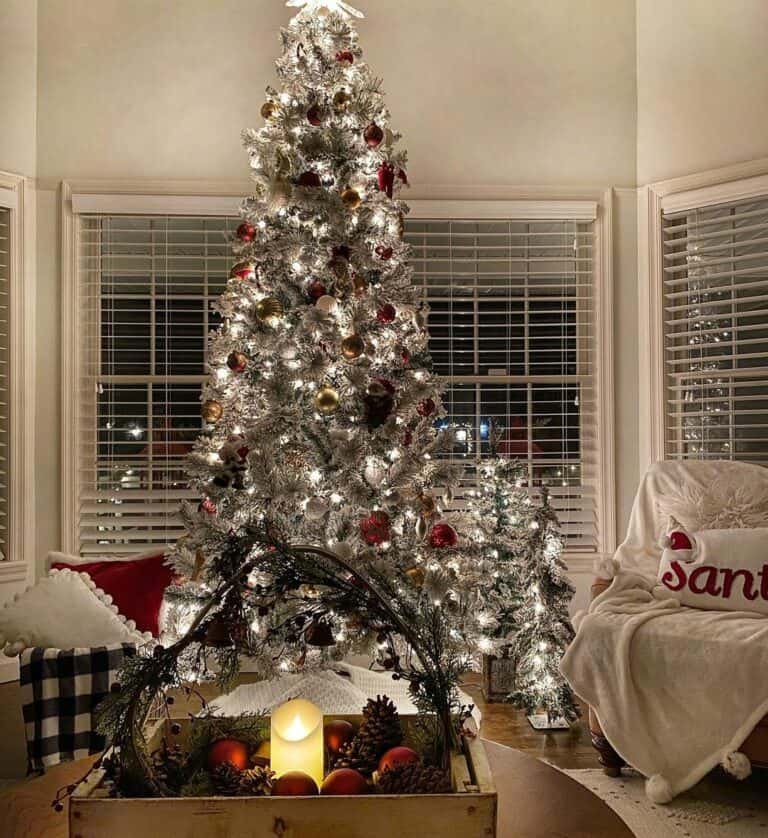 Lit Christmas Tree