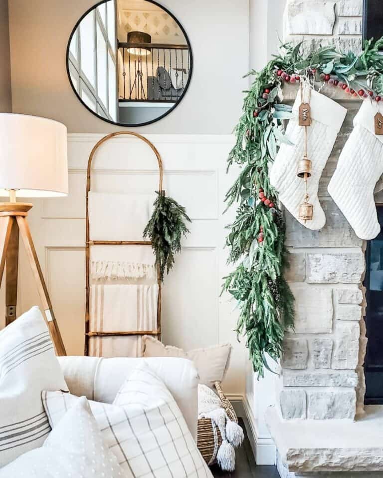 Mantel Stocking Display