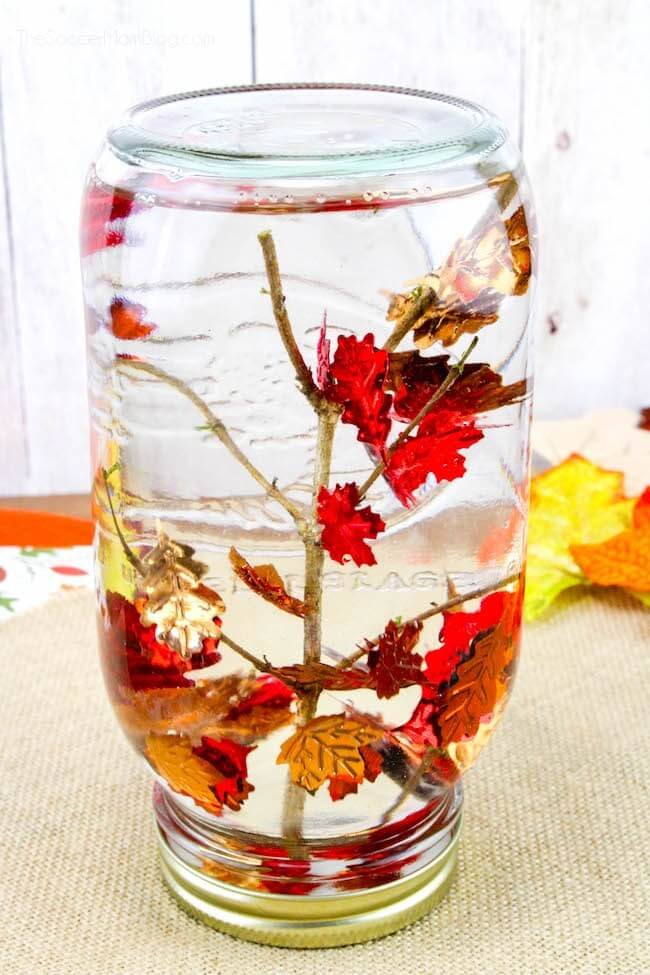 Mason Jar Snow Globe