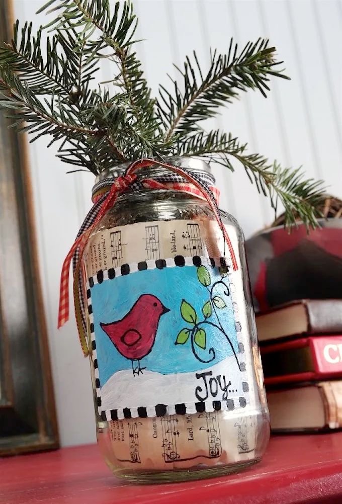 Mason Jar Vase