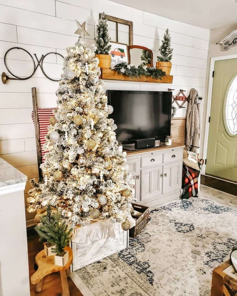 Metallic Tree Ornaments