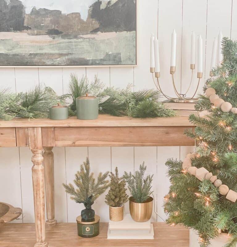 Metallic Tree Planters