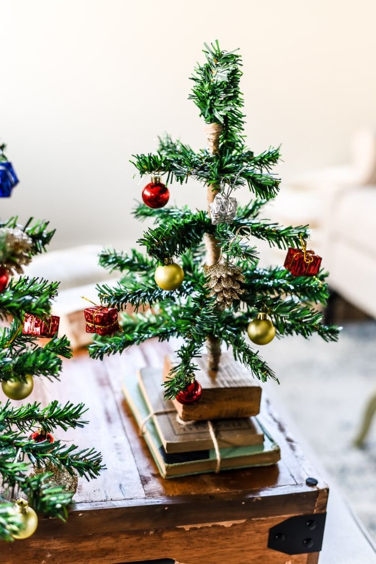 Mini Wood Christmas Trees
