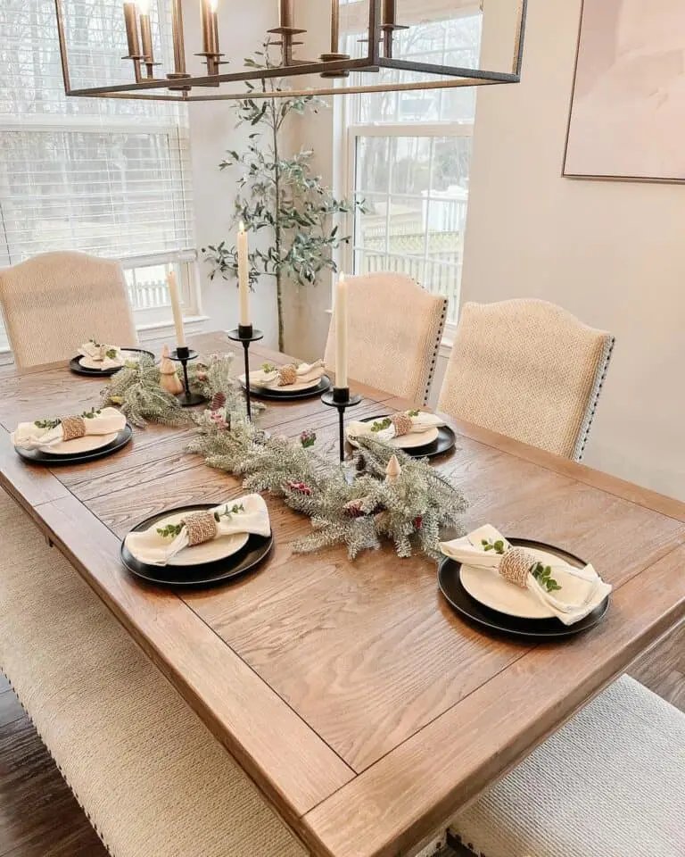 Minimal Farmhouse Table