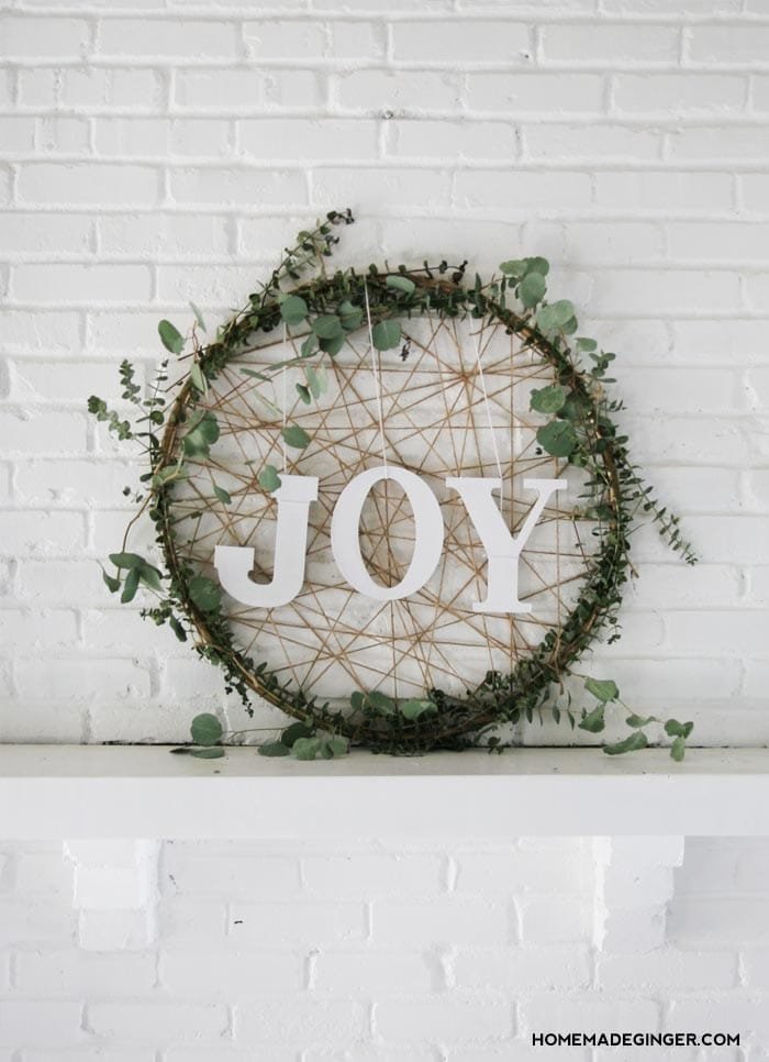 Minimalist Christmas Wreath
