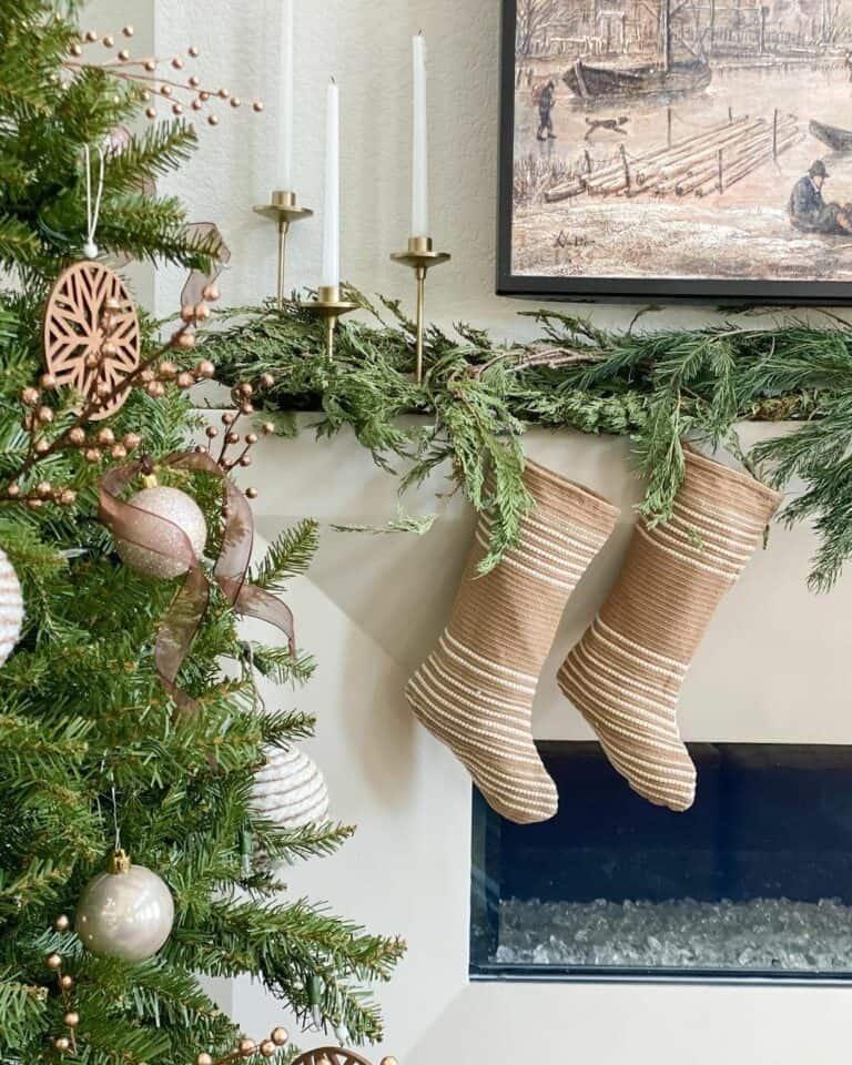 Modern Mantel Garland