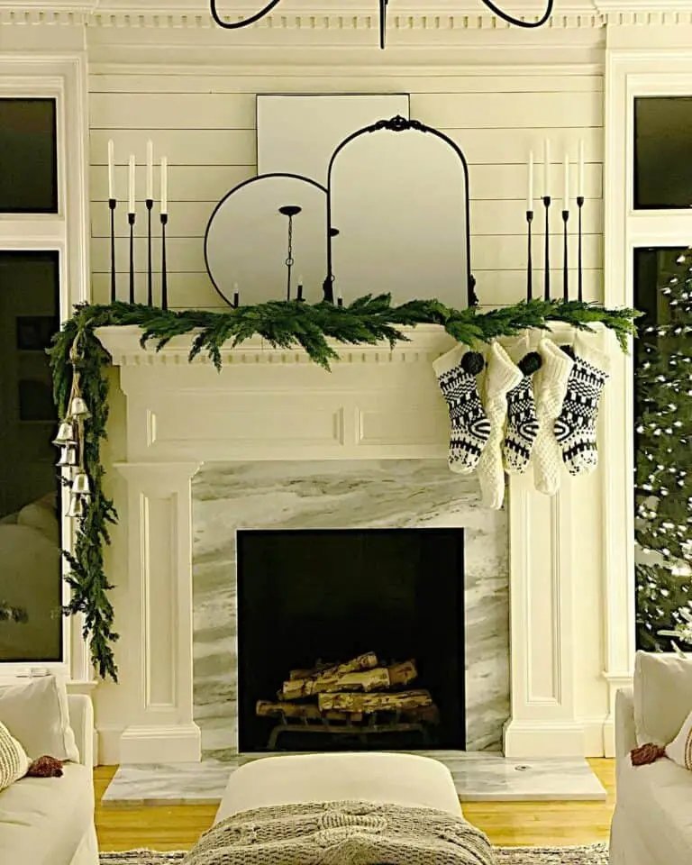 Modern Mantel Garland