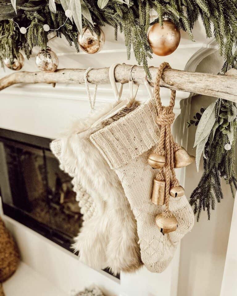 Natural Mantel Styling