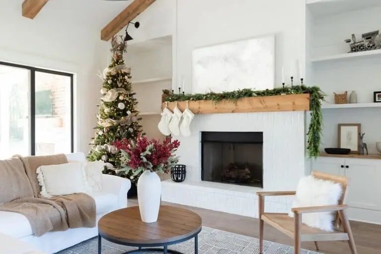 Natural Wood Mantle