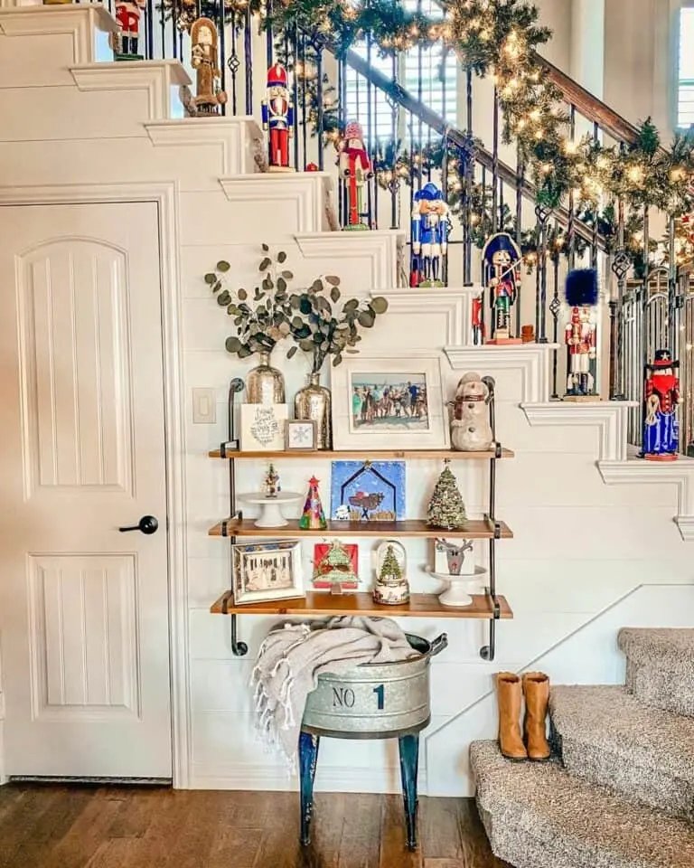 Nutcracker Stair Display