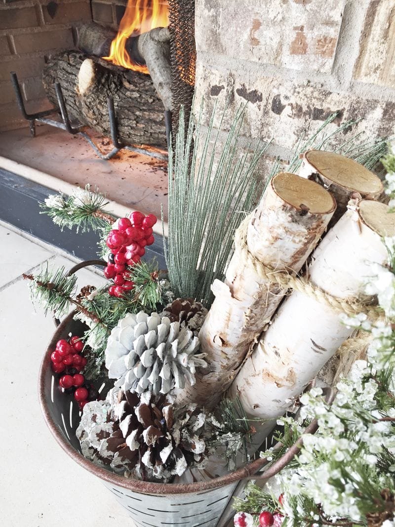 Olive Bucket Display