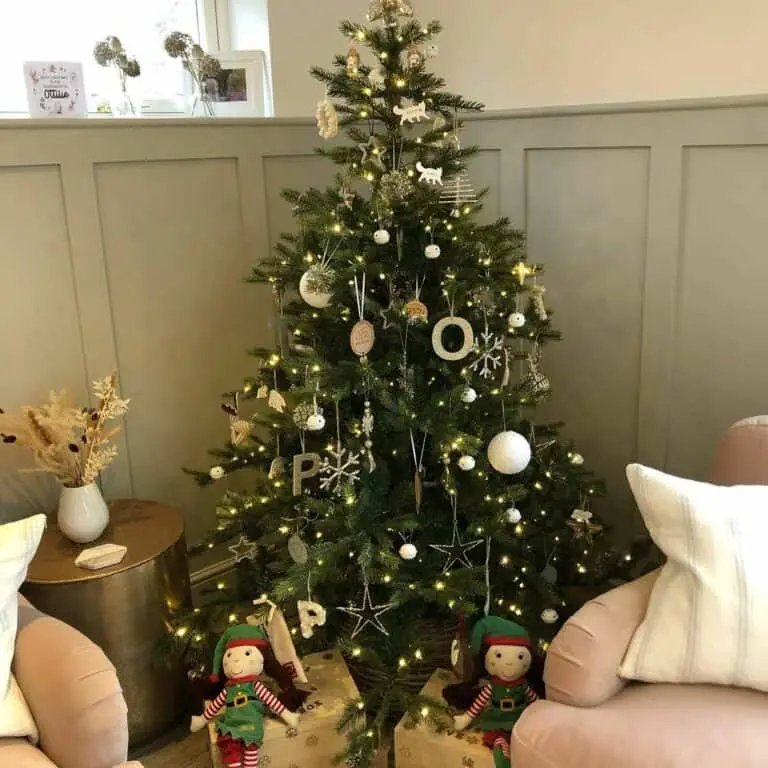 Olive Wall Christmas Tree