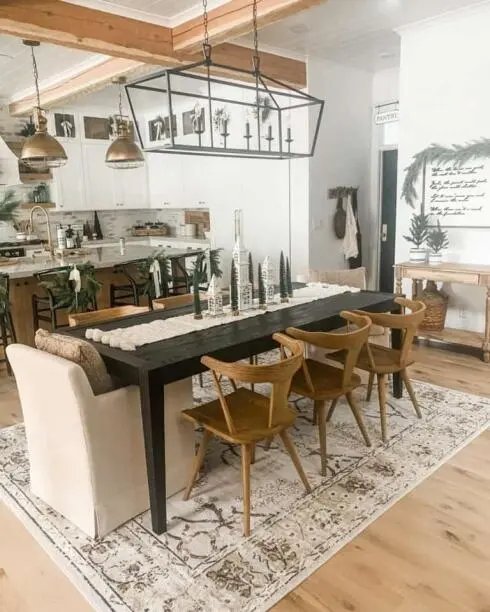 Open-Concept Christmas Styling