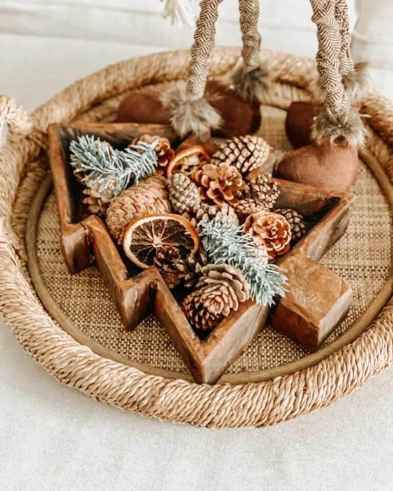 Orange Pine Tray
