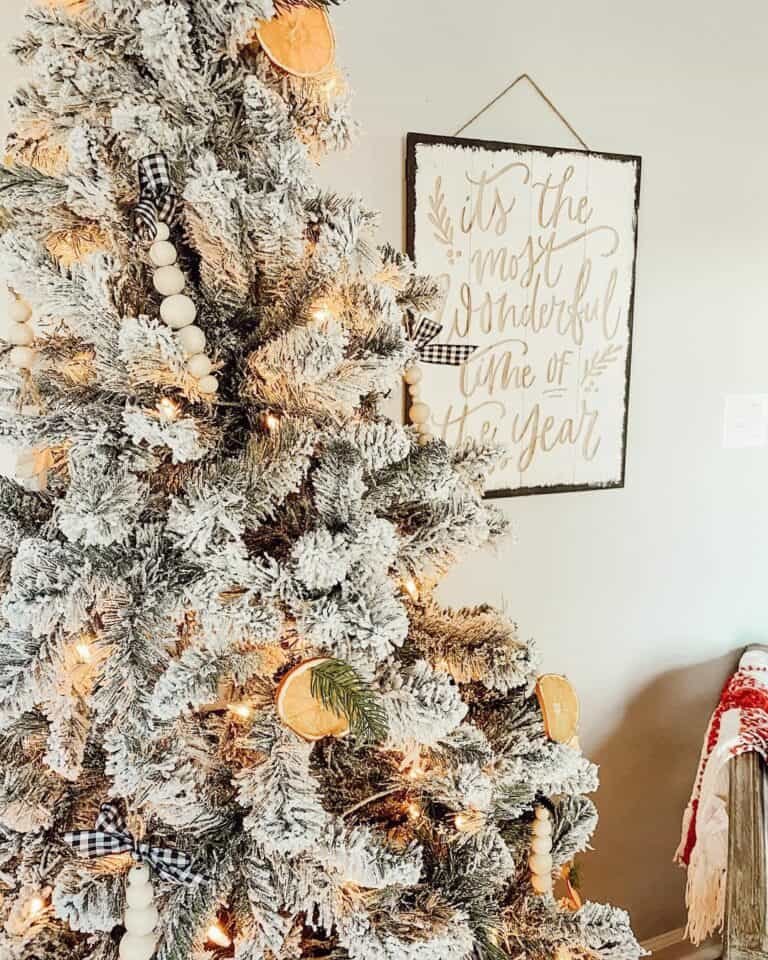Orange Tree Buffalo Plaid