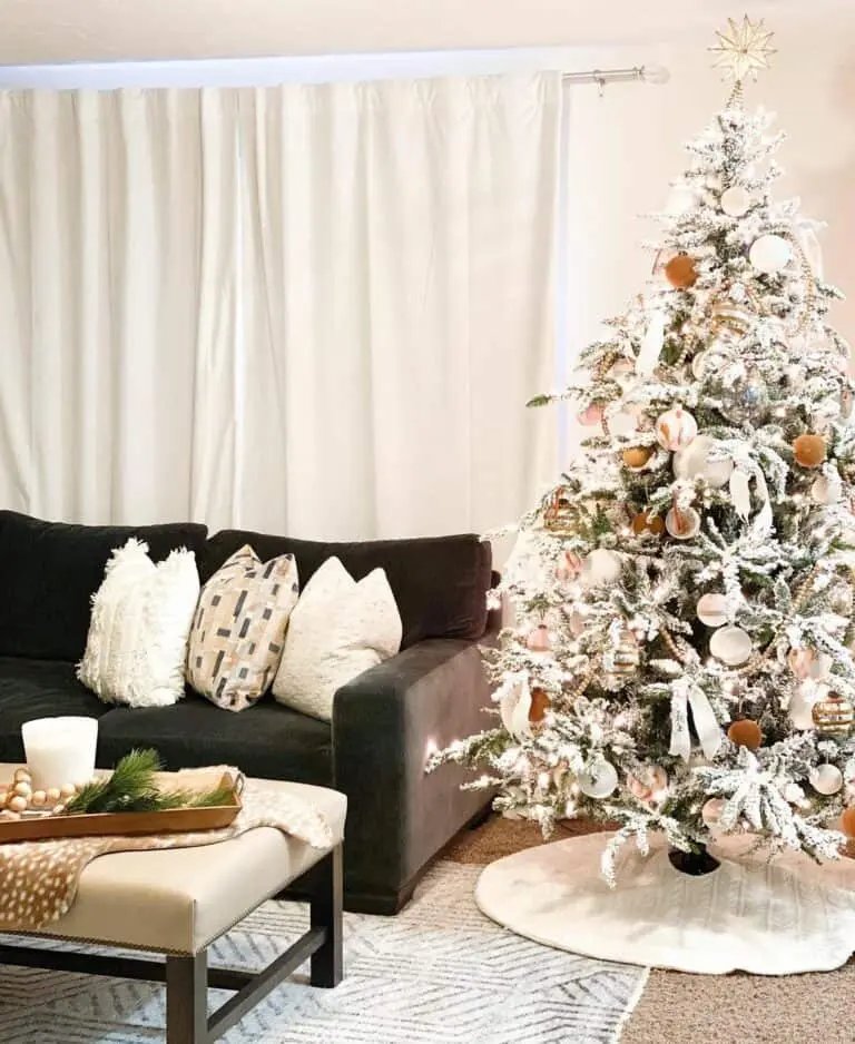 Ottoman Christmas Styling