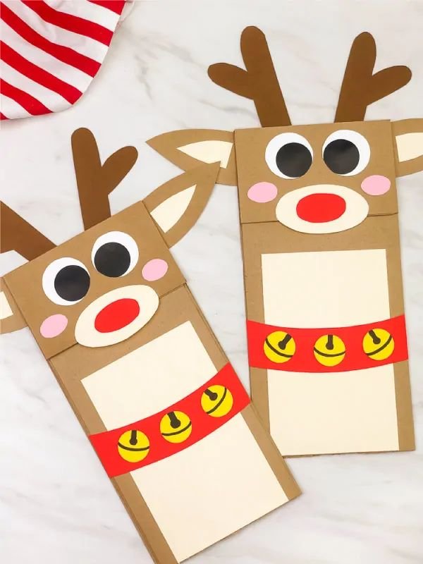 Paper Bag Reindeer