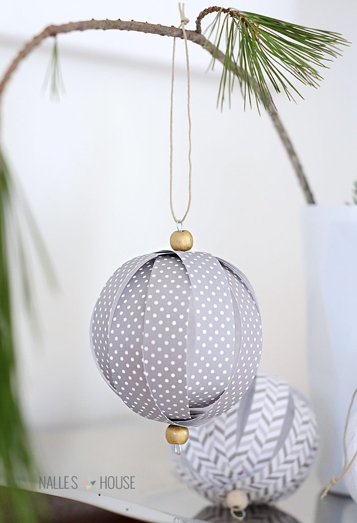Paper Ball Ornaments