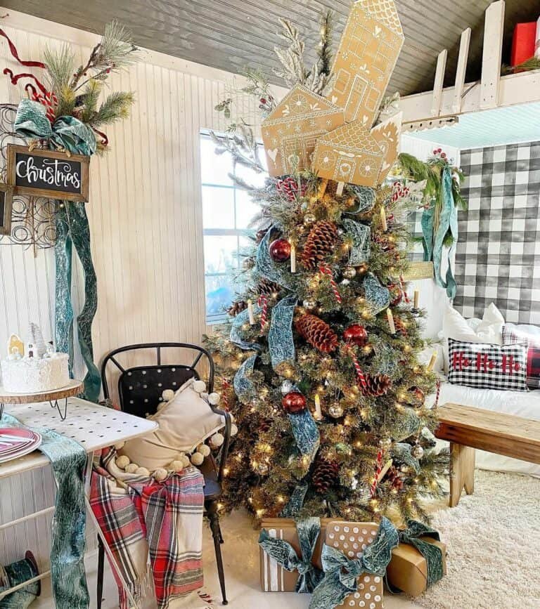 Paper Gingerbread Toppers