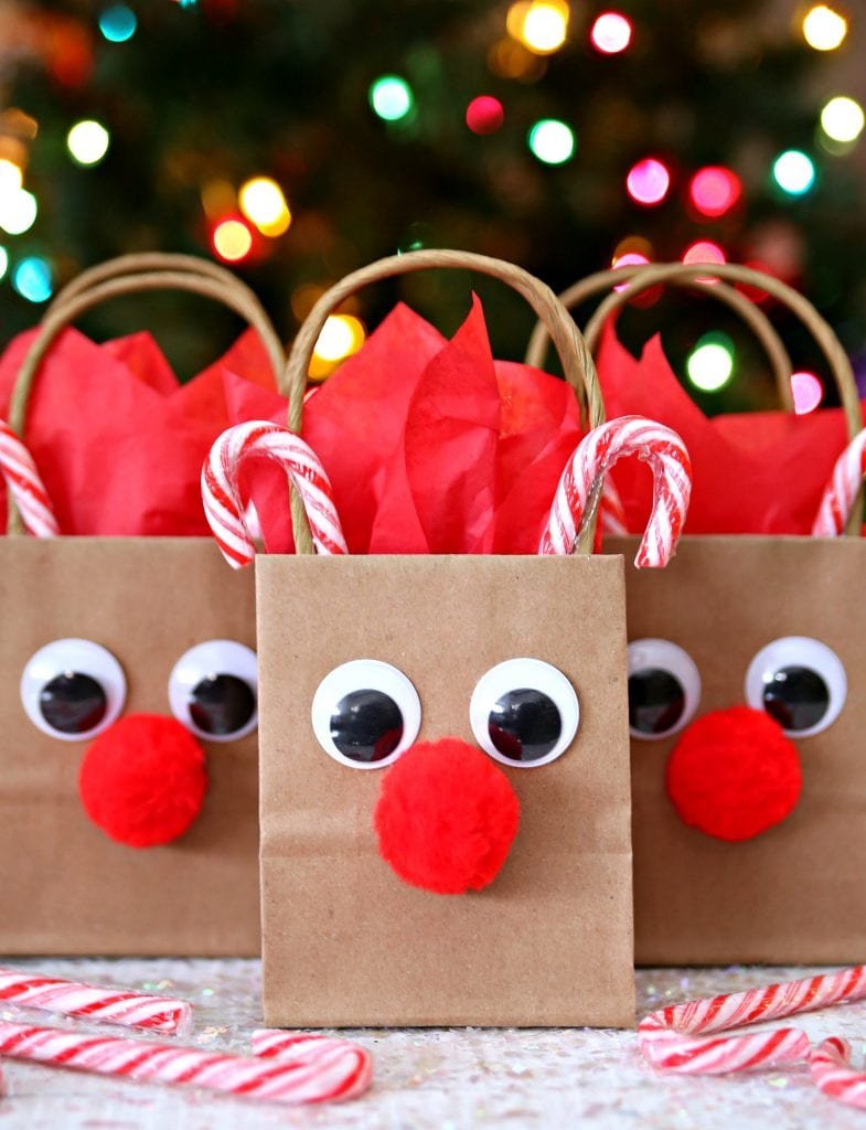 Paper Reindeer Bags