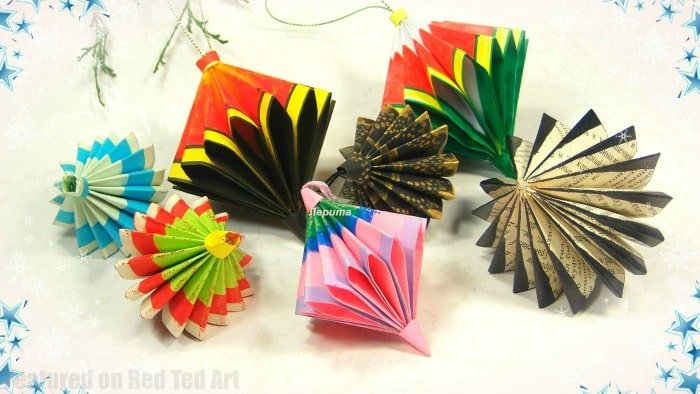Paper Star Ornaments