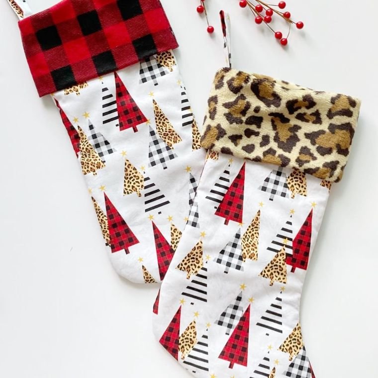 Patterned Christmas Stockings