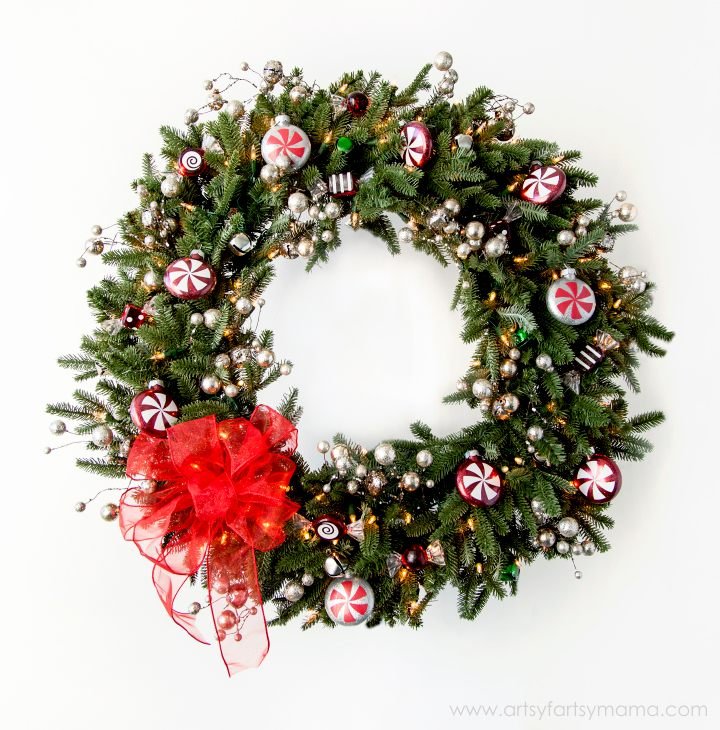 Peppermint Candy Wreath