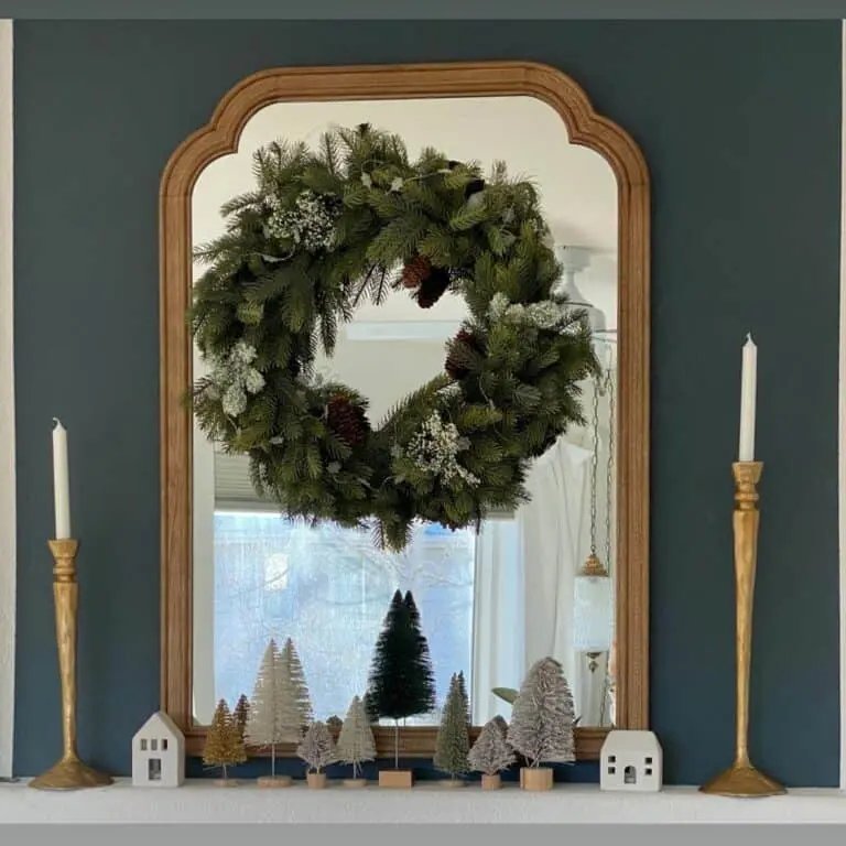 Pine Wreaths Dark Walls