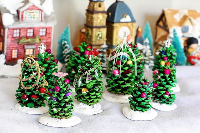 Pinecone Christmas Trees