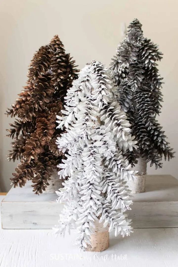 Pinecone Christmas Trees