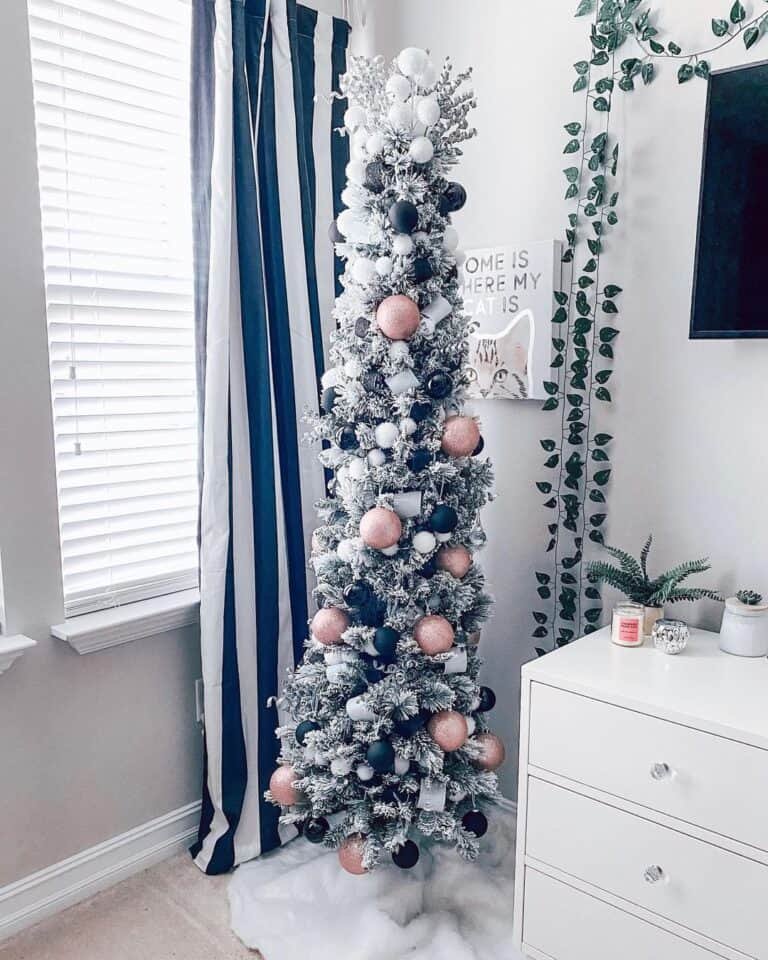 Pink Black Pencil Tree