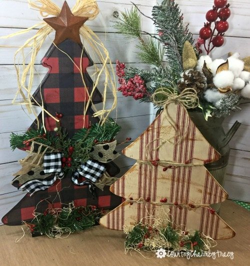 Plaid Christmas Trees