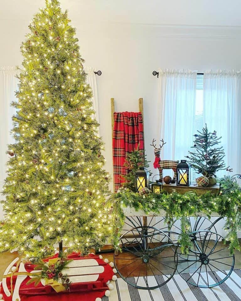 Plaid Holiday Throws