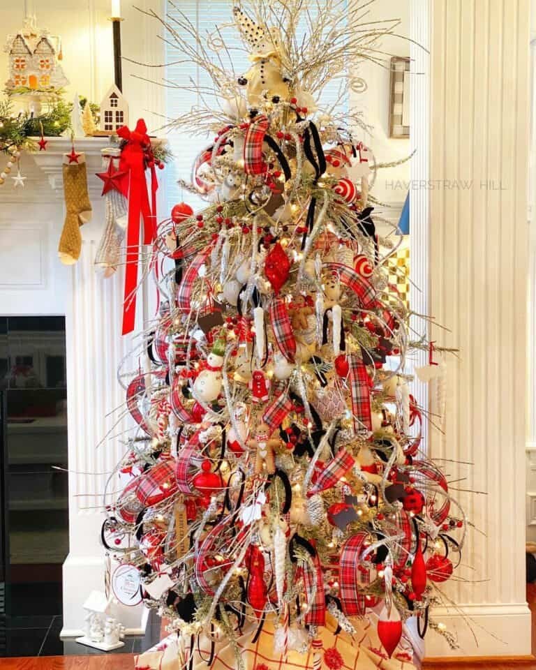 Plaid Ribbon Tree