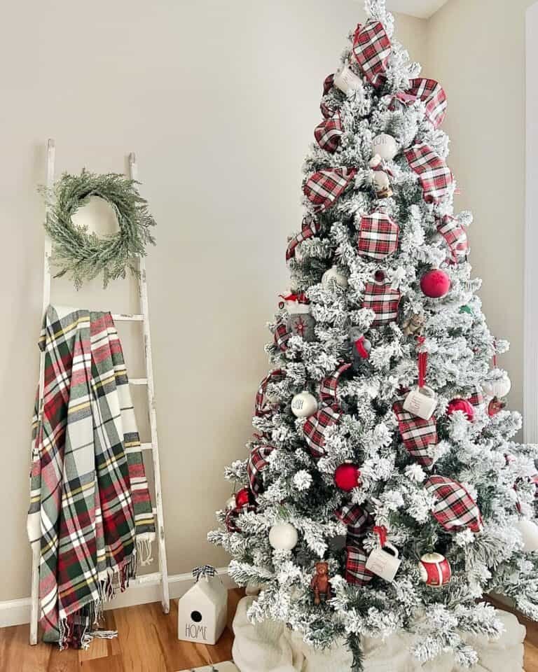 Plaid Ribbon Trees