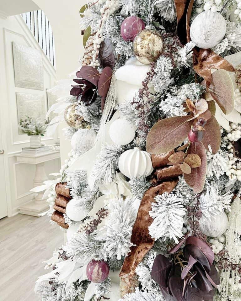 Plum Purple Ornaments