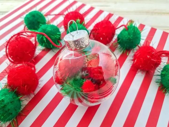 Pom Pom Ornaments