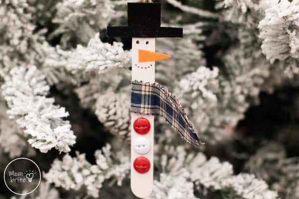 Popsicle Stick Snowmen