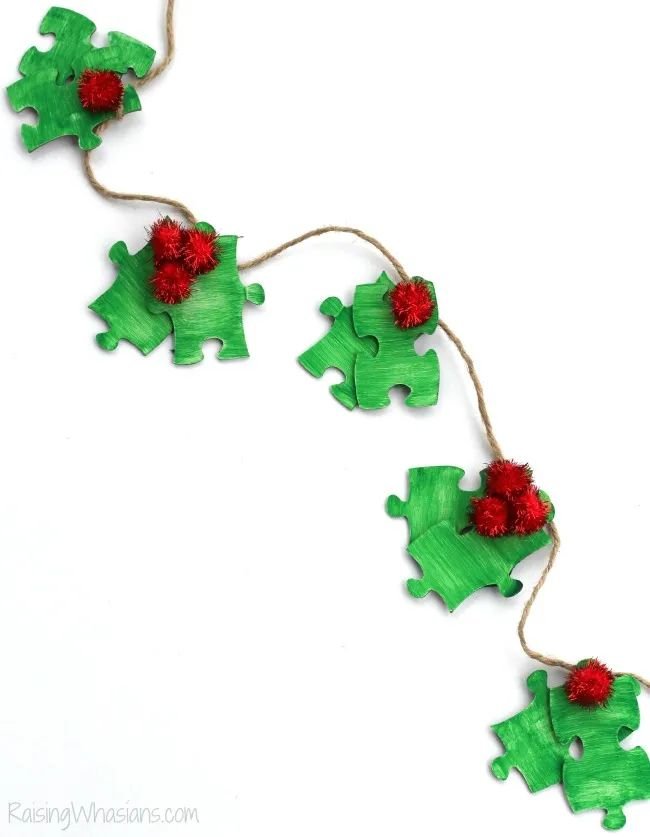 Puzzle Piece Garland