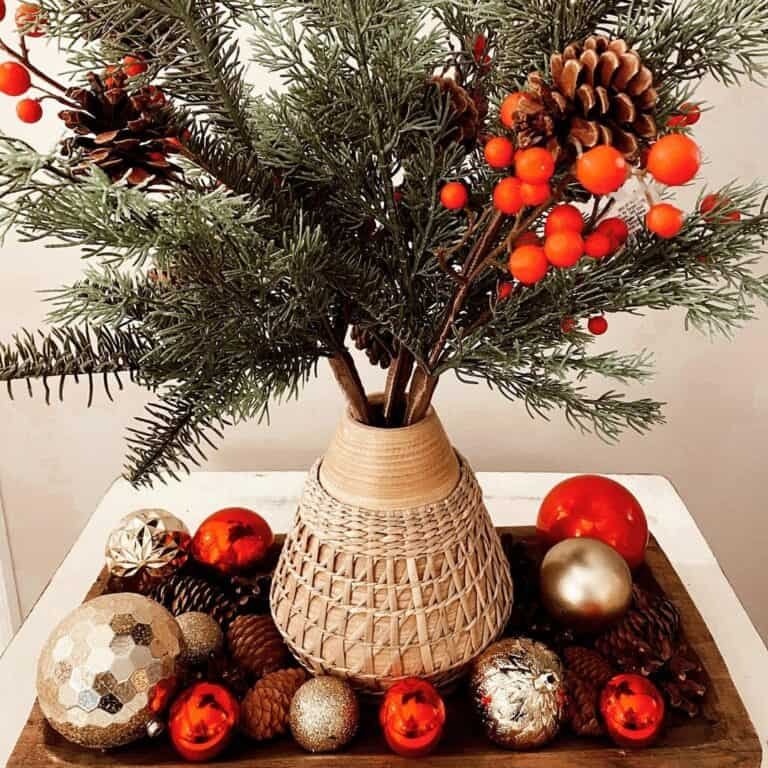Red Gold Ornaments